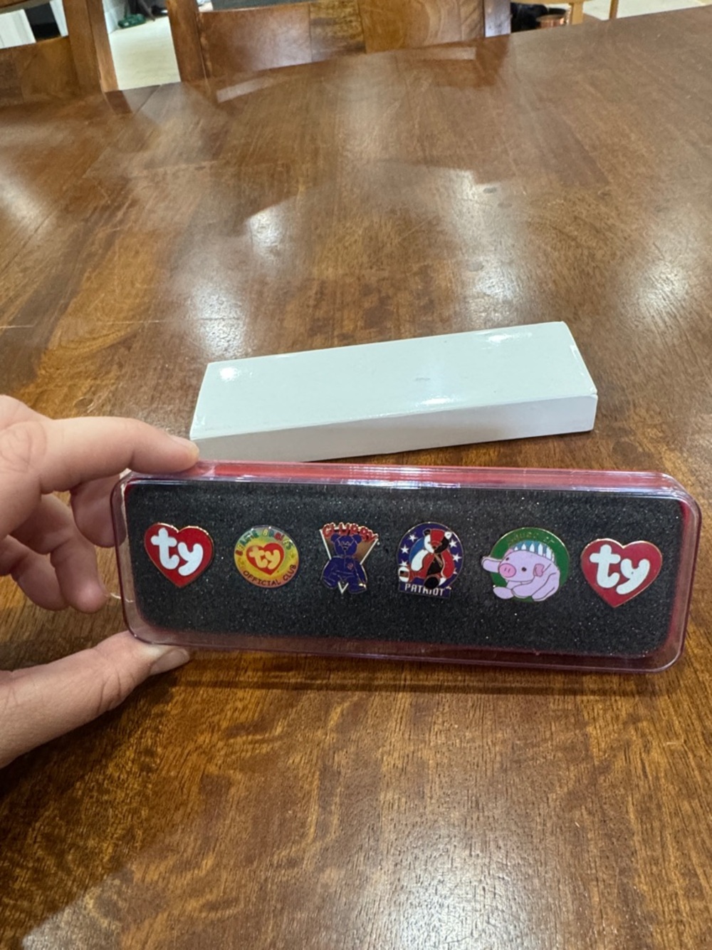 NWOT Late 90s / Y2K Beanie Babies Official Club Ty Enamel Pin Set